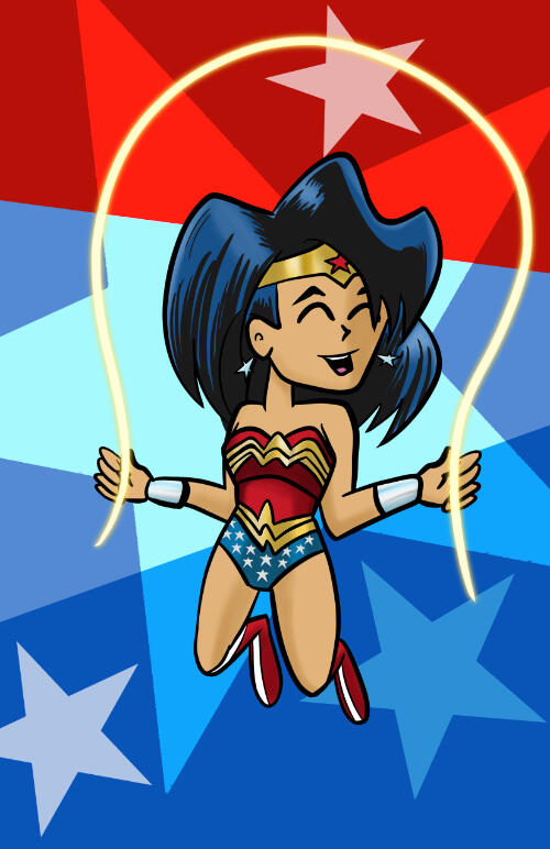 Wonder Woman Jump Rope